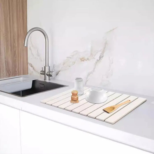 The Diatomite Kitchen Dish Drying Mat Because Your Kitchen Deserves Better